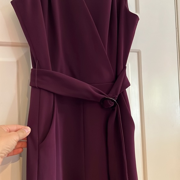 ASL Tahari burgundy jumpsuit. Size 14. NWOT - Picture 6 of 8